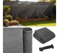 BB Sport Brise Vue Pare-Vue 150 g/m² y Compris cordelette en Nylon résistant aux UV aux déchirures et au Vent, Taille:1.8m x 20m, Couleur:Gris