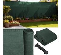 BB Sport Brise Vue Pare-Vue 150 g/m² y Compris cordelette en Nylon résistant aux UV aux déchirures et au Vent, Taille:1m x 10m, Couleur:Vert