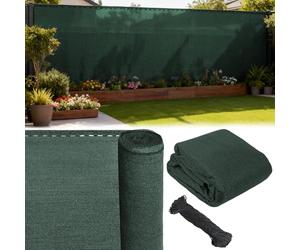 BB Sport Brise Vue Pare-Vue 150 g/m² y Compris cordelette en Nylon résistant aux UV aux déchirures et au Vent, Taille:1.5m x 25m, Couleur:Vert