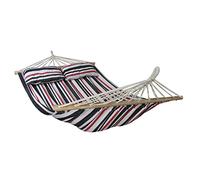 BB Sport Hamac Double Suspendu Barre Deux Personnes Surface Couchage 240 x 150 cm Charge Max. 300 kg, Couleur:Sylt