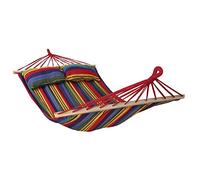 BB Sport Hamac Double Suspendu Barre Deux Personnes Surface Couchage 240 x 150 cm Charge Max. 300 kg, Couleur:Mexique