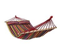 BB Sport Hamac Double Suspendu Barre Deux Personnes Surface Couchage 240 x 150 cm Charge Max. 300 kg, Couleur:la Jamaïque
