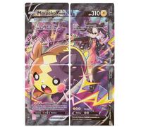 BB-Toy-Trades Cartes promotionnelles Pokémon Morpeko V-Union SWSH287-290 du Zenit des rois Collection Black Star - Allemand - Cartes simples Holo + protection d'expédition