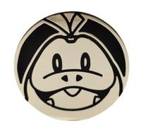 BB-Toy-Trades Compatible avec les cartes à collectionner Pokémon Pin Flipping Coin Shiny Trading Card - Avec protection d'expédition BB-Toy-Trades - Croc Fuecoco argenté