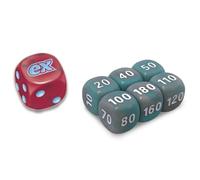BB-Toy-Trades compatible avec PKM TCG Elite Top Trainer Set de dés de marques de dégâts avec protection d'expédition BB-Toy-Trades (Paradoxrift Faucille du tonnerre)