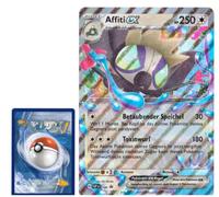 BB-Toy-Trades PKM - Carte promo XXL Affiti ex SVP100 - En allemand - Fullart Holo - Carte unique surdimensionnée avec pochette BB-Toy-Trades (Affiti ex)