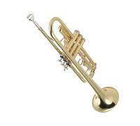 Bb Trumpet Trompette plate en Si de performance professionnelle | Construction durable ; ton riche avec une excellente résonance
