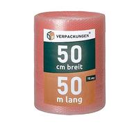 BB-Verpackungen 1 rouleau de film à bulles antistatique - 0,5 x 50 m - 3 couches - 75 microns d'épaisseur - Film de protection ESD pour appareils électriques - Film à picots extrêmement robuste