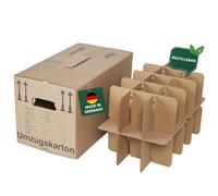 BB-Verpackungen 10 x Carton à verres (cartons de déménagement pour les verres, les bouteilles et les tasses, de 15 à 30 compartiments) - Sets entre 5 et 150 unités