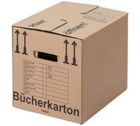 BB-Verpackungen 15 x Carton à livres Compact 400 x 330 x 340 mm (stable, cannelure double, fond double, cartons à dossiers en papier recyclé) - Sets entre 5 et 300 unités