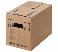 BB-Verpackungen 5 x Carton à livres Pro 500 x 300 x 350 mm (stable, cannelure double, fond double, cartons à dossiers en papier recyclé) - Sets entre 5 et 250 unités