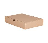 BB-Verpackungen 500 x Boîte carton grande lettre 240 x 160 x 45 mm (format A5, cannelure simple, résistante aux charges jusqu'à 15 kg) - Sets entre 25 et 4800 unités