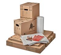 BB-Verpackungen pack déménagement complet (appartement de 1 à 2 pièces jusqu'à une superficie de 50 m² environ) - Set composé de 4 articles différents