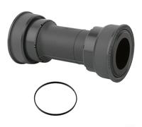 BB92 Boîtier de pédalier en nylon scellé avec roulements à cartouche 24 mm Support de broche léger Noir Pour cadre de VTT et vélo de route Haute durabilité 86,5 mm
