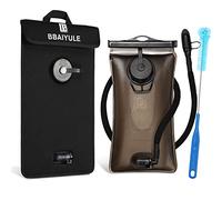 BBAIYULE® Vessie d'hydratation 2L/3L, Sac à Dos d'hydratation sans BPA & sans goût, Sac d'hydratation en Option avec Sac Isolant, Poche à Eau, système d'hydratation avec 2 Ouvertures pour Courir