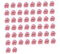 Bbajszx 10/30 / 50/100 pièces commutateurs de Clavier de linéarité boîtier Rose Presse Souple pour Clavier mécanique Accessoires de Frappe Lisse Rose Clear Switches