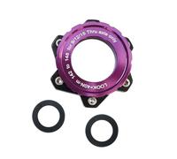Bbajszx Adaptateur de Verrouillage Central à 6 Trous pour vélos, Augmente Les rondelles de moyeu, entretoises, adaptateurs de Conversion de vélo de Route, Facile à Utiliser, Les vélos et arrière la