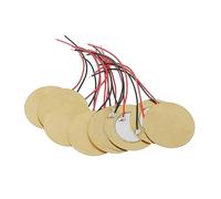 Bbajszx Buzzer à Disque en cuivre de qualité 12mm, améliore l ' expérience Musicale, capteur de Buzzer piézo, Feuille de Fils de soudage, 10 pièces