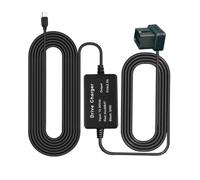 Bbajszx Câble d ' Alimentation pour enregistreur de Conduite avec Prise de Diagnostic de véhicule, Sortie USB C 5 V 2, 5 A et câble d ' Alimentation câblé pour convertisseur abaisseur 12 V-24 V