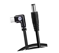 Bbajszx Câble de type C 5, 5 mm avec option de sortie plusieurs tensions pour ordinateurs portables, routeurs, projecteurs, câble de chargement, cordon de liaison pour appareil portable