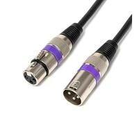 Bbajszx Câble professionnel XLR, Pu rple 10M