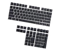 Bbajszx Capuchons de Touches 112/117 Touches, Texture Semblable Carbone et Conception rétroéclairée imprimée sur Le côté, Profil Original pour Clavier de Jeu rétroéclairé