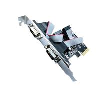 Bbajszx Carte PCIE 2x9 Broches RS232 Express, contrôle Industriel, Carte d ' Extension d ' Ordinateur de Remplacement pour Accessoires de de Bureau, Port série PCIe