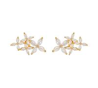 Bbajszx Clip de Fleur en Zircon Scintillant sur l ' Oreille, Accessoire pour écouteurs FreeClip 1 2, amélioration de la Mode, écouteurs à la Mode, ajouts