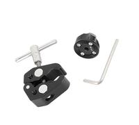 Bbajszx Clip métallique Compatible avec en Aluminium, fileté de 1/4 Pouces pour équipement vidéo de Photographie Professionnel, Clip d ' Appareil Photo en métal Robuste