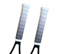 Bbajszx Colle élastique épaisse pour Raquette de Badminton, Bande de Serviette antidérapante, Bande Absorbant la Sueur pour Raquette, Canne à pêche, poignée Absorbant la Sueur, Gradient Gray