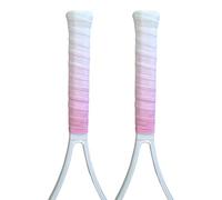 Bbajszx Colle élastique épaisse pour Raquette de Badminton, Bande de Serviette antidérapante, Bande Absorbant la Sueur pour Raquette, Canne à pêche, poignée Absorbant la Sueur, Gradient Powder