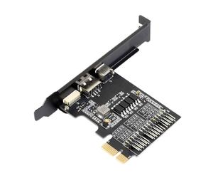 Bbajszx Contrôleur d ' Alimentation à Distance basé sur PCIe pour serveurs et postes de Travail PicoKVM avec entrée de Tension 12 V, Connexion à Double Panneau, Accessoire KVM
