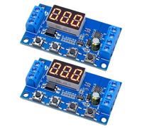 Bbajszx Contrôleur de Moteur Polyvalent DC3.3V 15V entrée 4.2A Module de Retard de synchronisation de Cycle Automatique Actuel pour Robots et Module de Pilote de Moteur PCB en métal Jouet