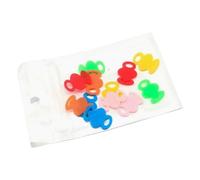 Bbajszx De 12 identifiants de clés colorés, Anneaux de différenciation des clés, étiquettes Flexibles en Silicone, Anneaux de Reconnaissance Pratiques, identifiant