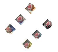 Bbajszx De 6 PBT Keycaps colorés avec des Pattes de Chats Design Dye Sublimations Caps pour claviers mécaniques Claviers mécaniques Keycaps