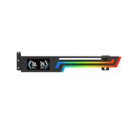 Bbajszx de Carte Graphique ARGB Syncs avec Affichage de la température et réglable pour Les GPU Lourds comme Les Supports de GPU de la série 40