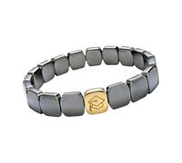 Bbajszx élégant en Perles d ' hématite Extensible sur Le thème de la Casquette de diplôme 2026, de Poignet pour Hommes pour Un Usage Quotidien et Les fêtes, Symbolique