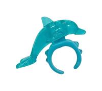 Bbajszx Ensemble de bagues assorties inspirées des créatures marines capricieuses, mélange amusant et collection assortie, accessoire de dauphin empilable, dauphin en acrylique