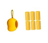 Bbajszx Ensemble Distributeur de Sacs à déjections Canines à Clipser avec Six Rouleaux, Portable pour Laisse, à, Promenade dans Le Parc, Besoins de Nettoyage, routines Quotidiennes, de