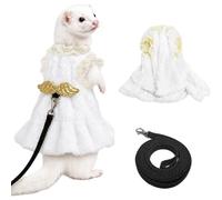 Bbajszx Harnais pour Lapins sans Traction, réglable pour Petit Animal de Compagnie, Robe Florale, Harnais pour Chien, en Polyester, Design Confortable