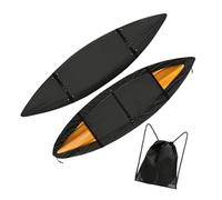 Bbajszx Housse de Protection pour Kayak pour Les pagayeurs et Les propriétaires de Bateaux, Housse de Rangement en PVC avec Sangles à Boucle, extrémités de Cordon et de Transport, Coque de Rangement
