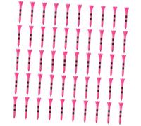 Bbajszx Lot de 50 Tees de Golf Peints Multicolores, légers et Stables, pour extérieur et intérieur, Forte adhérence pour différents Niveaux de compétence, Accessoires de Chemise