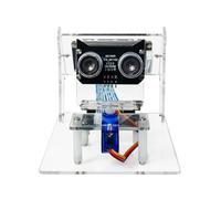 Bbajszx Maker Electronics Plate-Forme d ' Assemblage avec Fonction de Balayage par ultrasons, de Programmation à Code Ouvert, en Acrylique Transparent, Pratique en ide pédagogique de