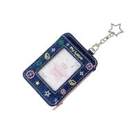 Bbajszx Manchon de Protection Photo de 3 Pouces avec matériaux et Crochet Porte-clés pour Cartes Scolaires et Photo Compact d ' adhésion pour Cartes de Campus