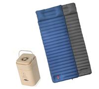 Bbajszx Matelas de Camping Gonflable renforcé avec Fonction de gonflage Rapide, PVC imperméable pour Les Aventures en Plein air, Matelas pneumatique Anti-Fuite