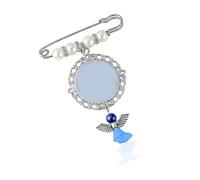 Bbajszx Médaillon à mémoire de forme romantique en alliage d ' argent, pour fleurs de mariage et Occasions spéciales, breloque Photo en verre de voiture