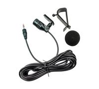 Bbajszx Microphone d ' entrée vocale de Voiture, Externe de 2, 5 mm avec Pare-Brise en Mousse, câble blindé, Clip sur Le pour la Navigation, Microphone de Navigation, unité Principale, Clip sur Le