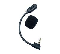 Bbajszx Microphone de Casque de Remplacement pour appels en Ligne, Prise en Forme de L de 3, 5 mm, à Perche Pliable avec Couvercle en Mousse pour Les Jeux, Le Chat Vocal, Le Streaming et Les réunions
