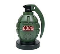 Bbajszx Montre de Table pour démarrer Une Conversation avec Affichage numérique, extérieur texturé Vert, Forme moulée, Base Ronde et chaîne décorative à Boucle de Traction