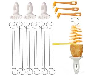 BBAOO Coupe Pomme de Terre Spirale, Spirale Pommes Terre Cutter, Coupeur de Tour de Pomme de Terre, Convient pour Les Fruits, Pommes de Terre, Chips De Tornade, Concombre, Etc